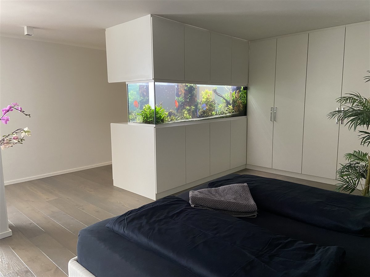 Aquarium Referenzanlage als ausgeführtes Kundenprojekt